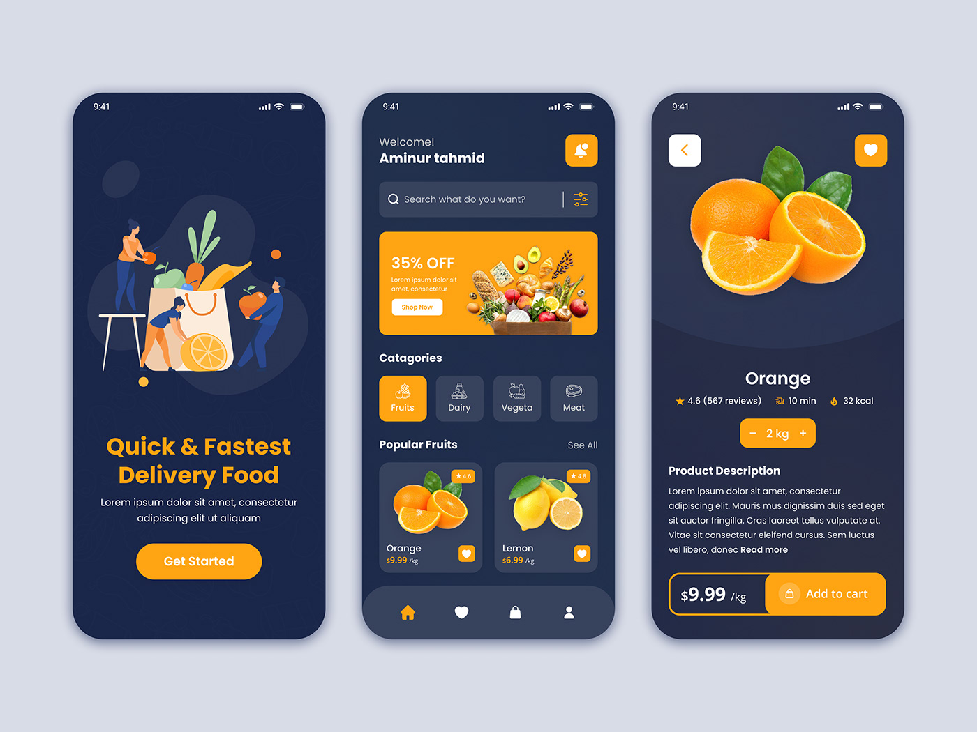 app design Ecommerce Figma Grocery Grocery App grocery delivery Online shop ui design UI/UX UX design