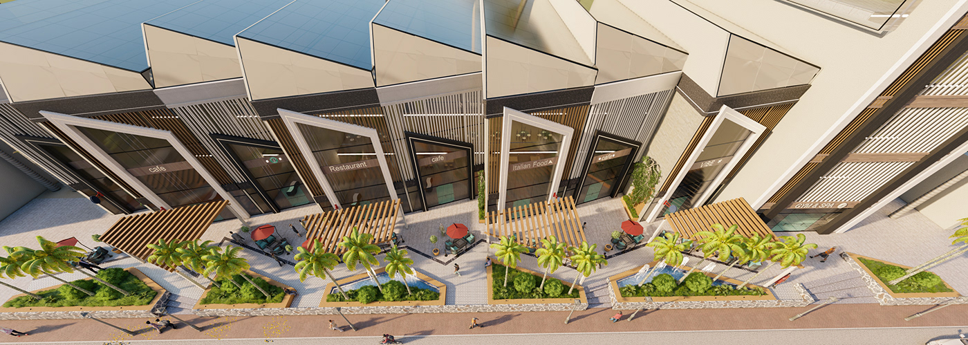 architecture CGI CityCenter commercial exterior Landscape lumion modeling Urban Design visualization