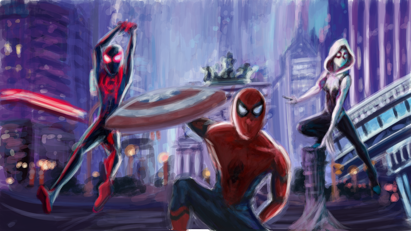 26. Spider-Man: Into the Spider-Verse Fanart. 