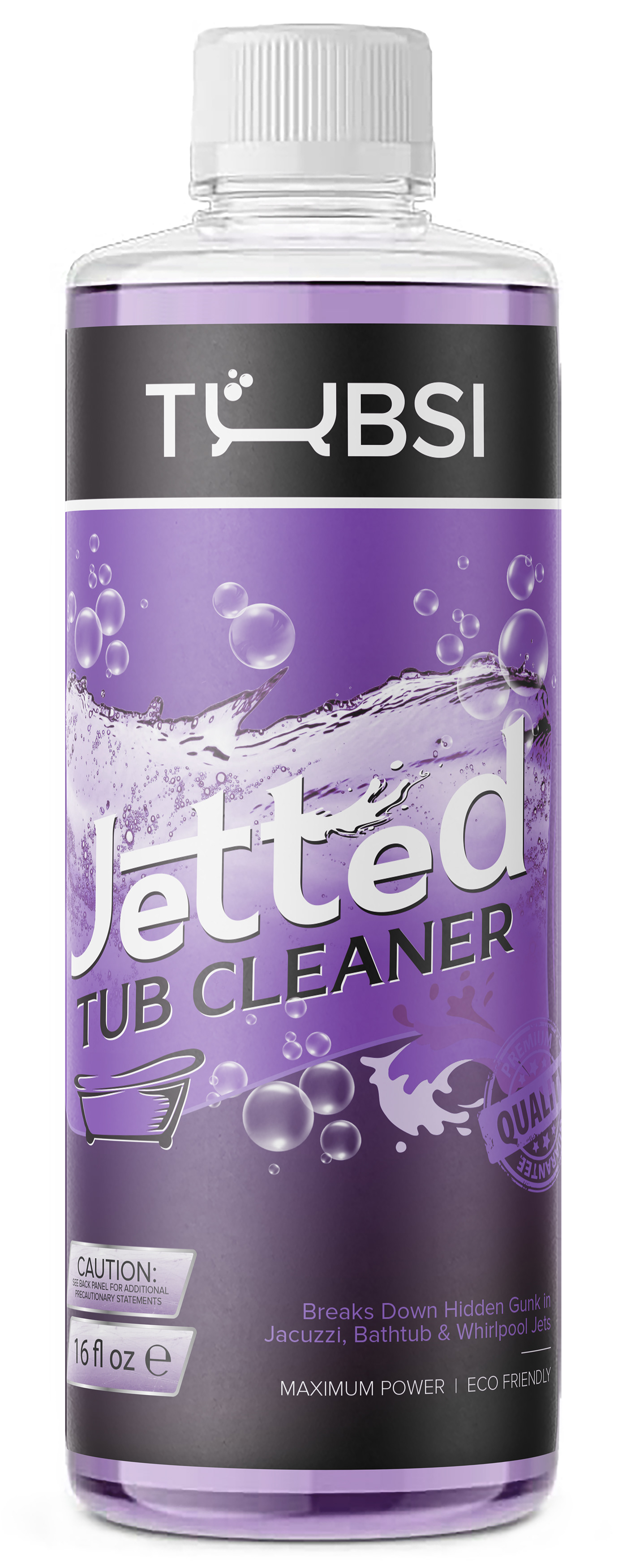 cleaner label design packaging design TUB CLEANER TUBSI