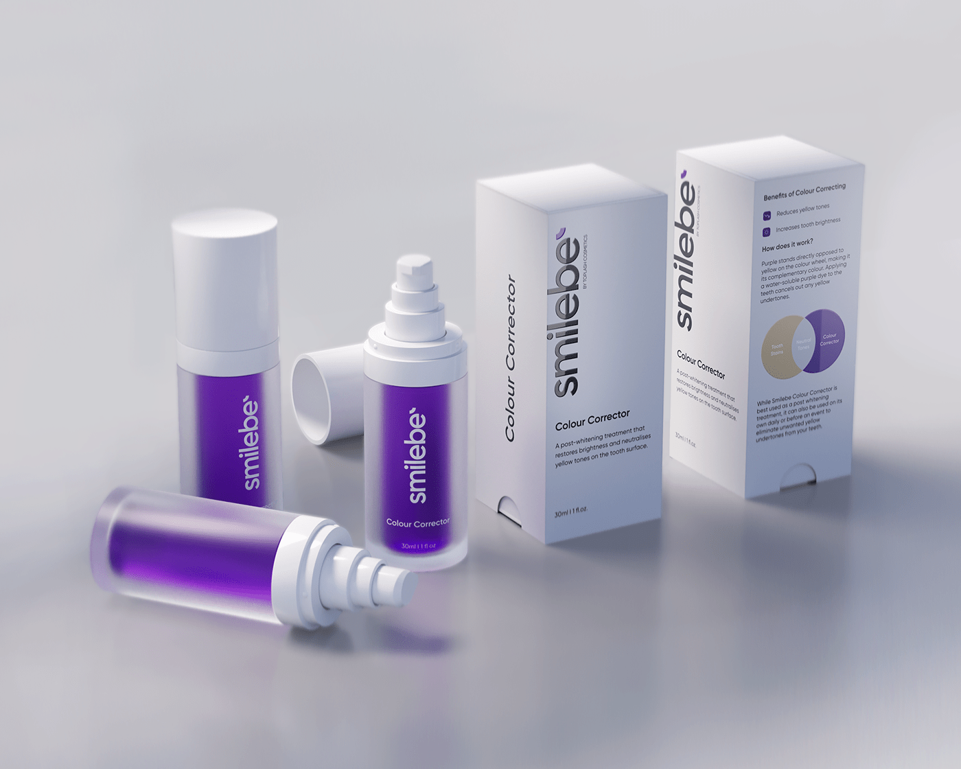 cosmetics packaging design teeth brand identity care smile Packaging product design  Whitening teeth