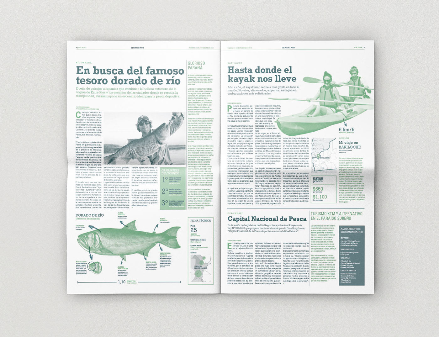 editorial diario venancio tipografia Turismo diseño periodico fadu uba