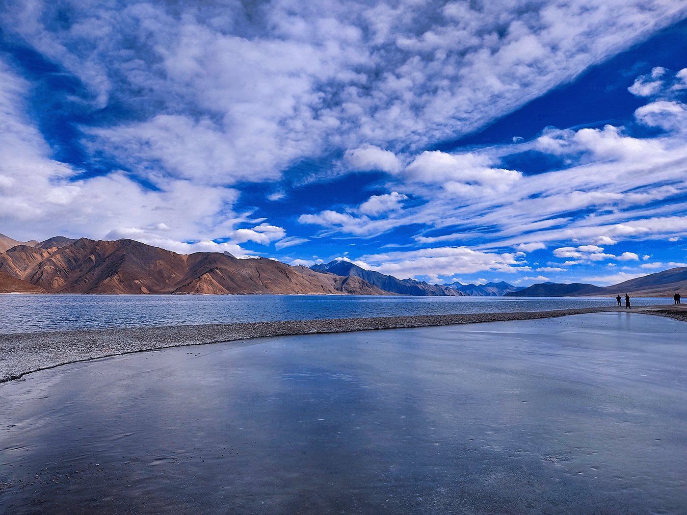 Photography  mobile photography ladakh India lake Landscape Travel mountains SKY clouds