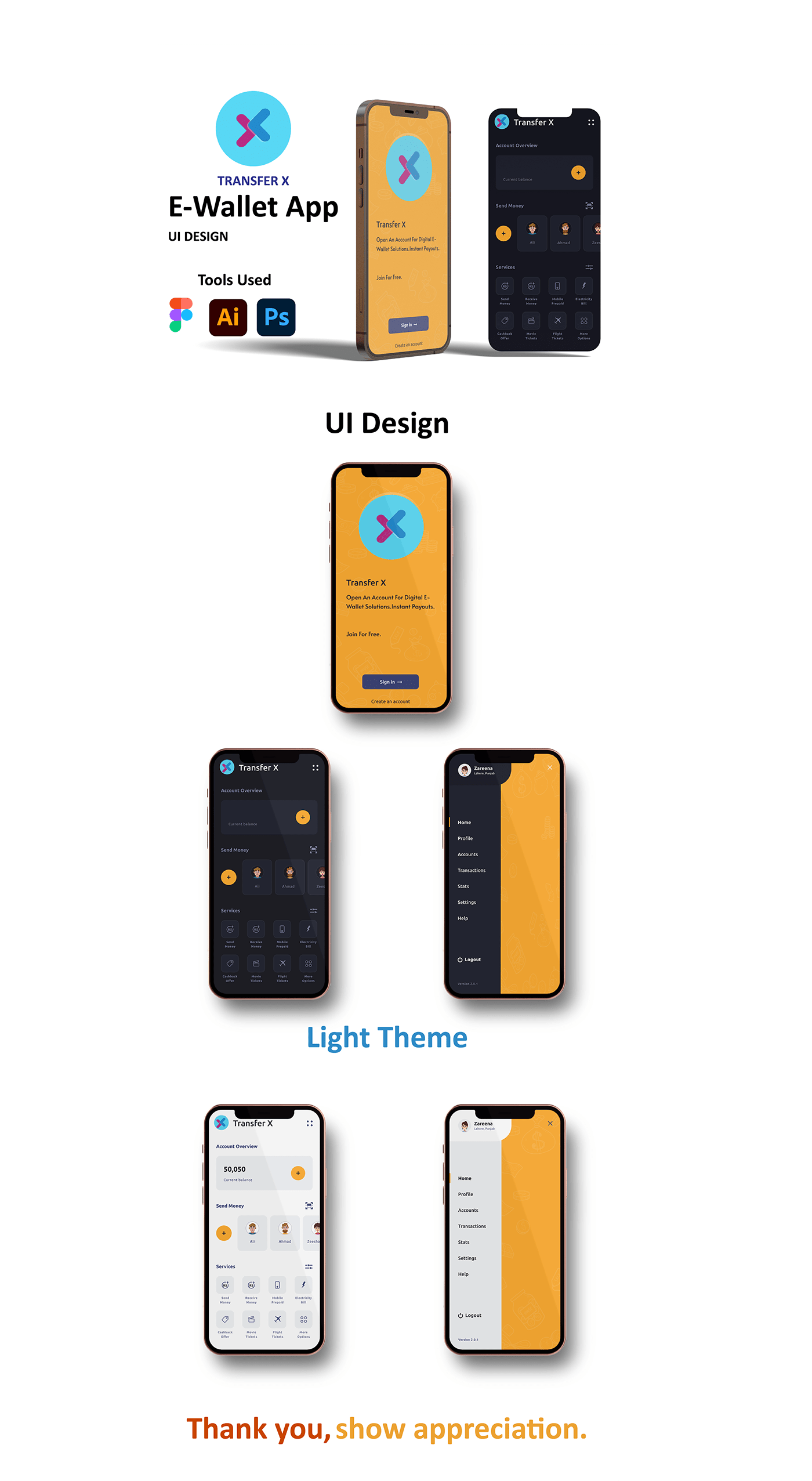 app application Figma Mobile app payment ui design UI/UX user interface WALLET digital