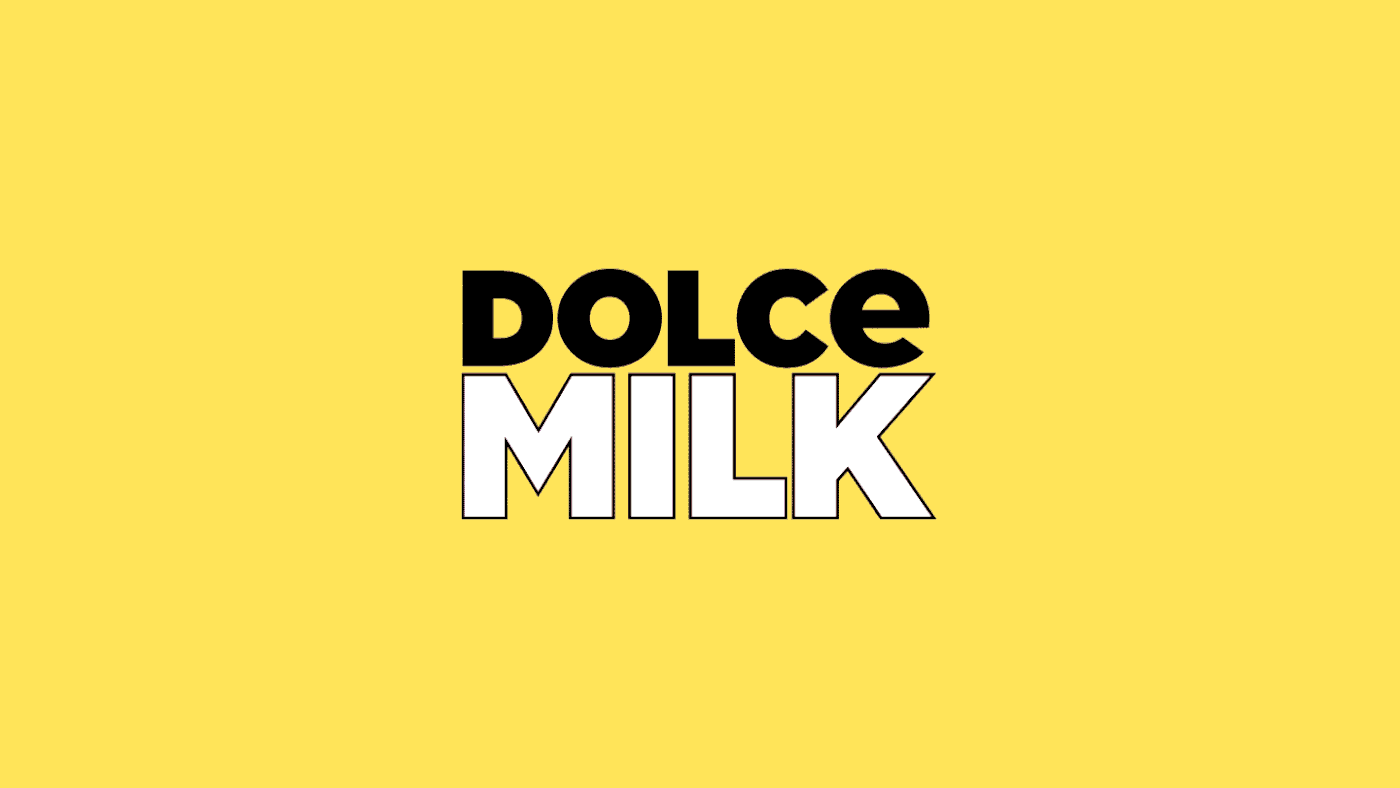 Logo and color palette Dolce Gelato by “DOLCE MILK”