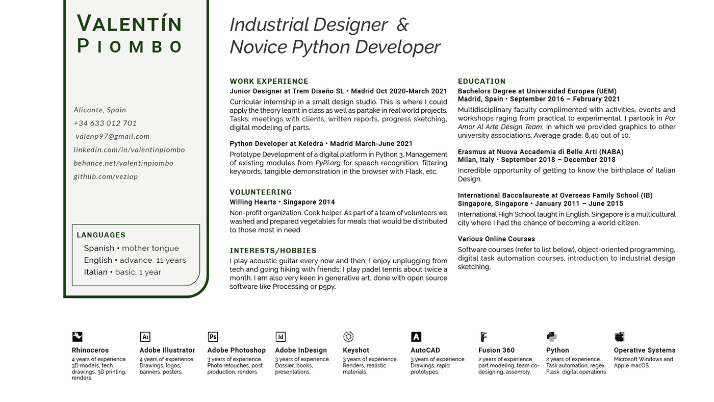 design graduate industrial portfolio product