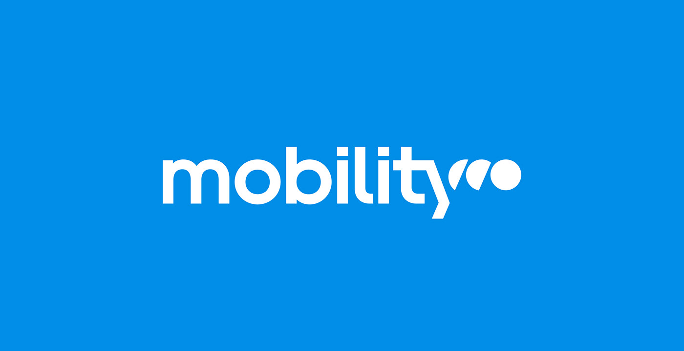 blue brand geometric identity Logotype Minimalism mobility Transport typography   visual identity