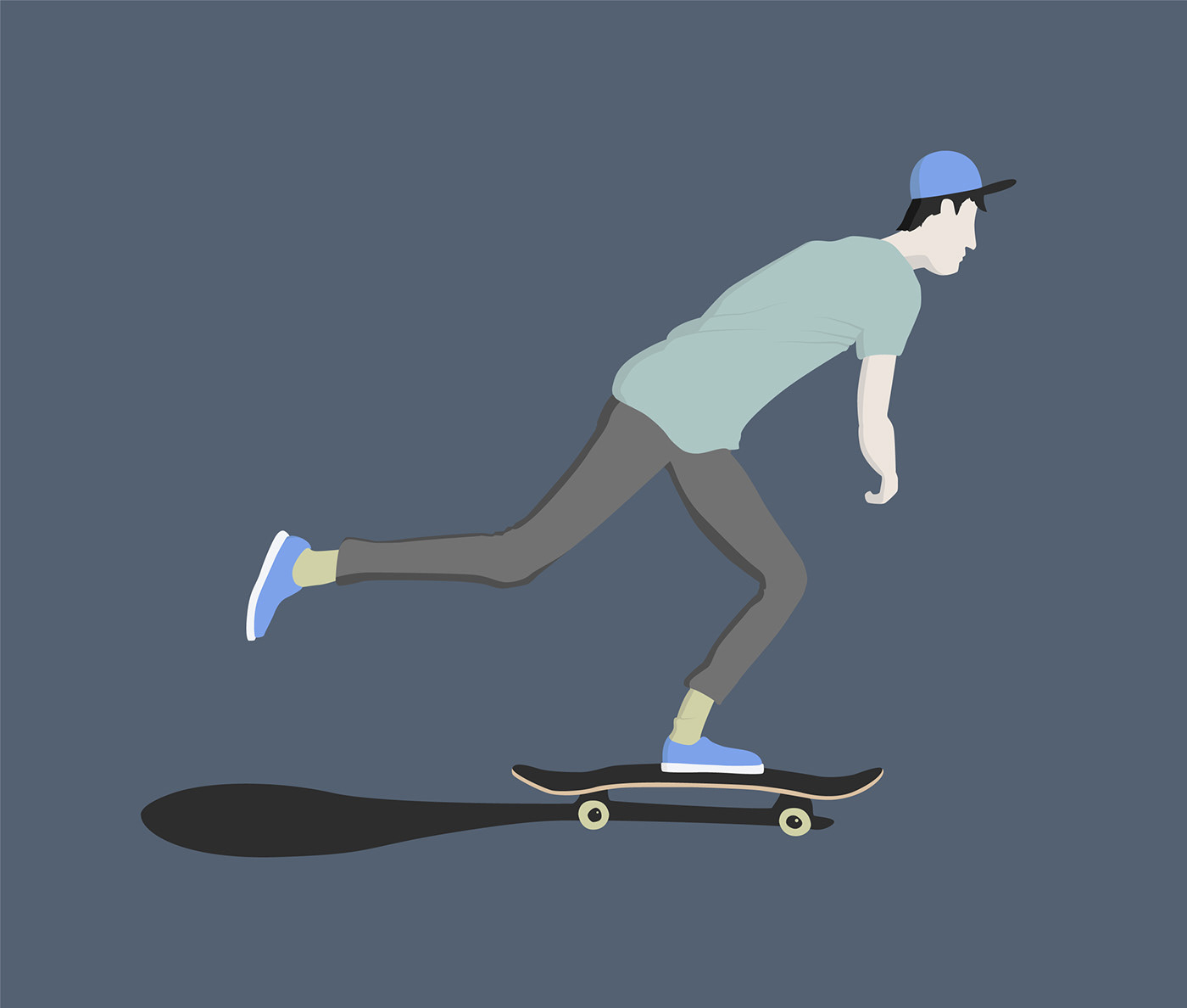 Image may contain: snowboarding, skateboard and skiing
