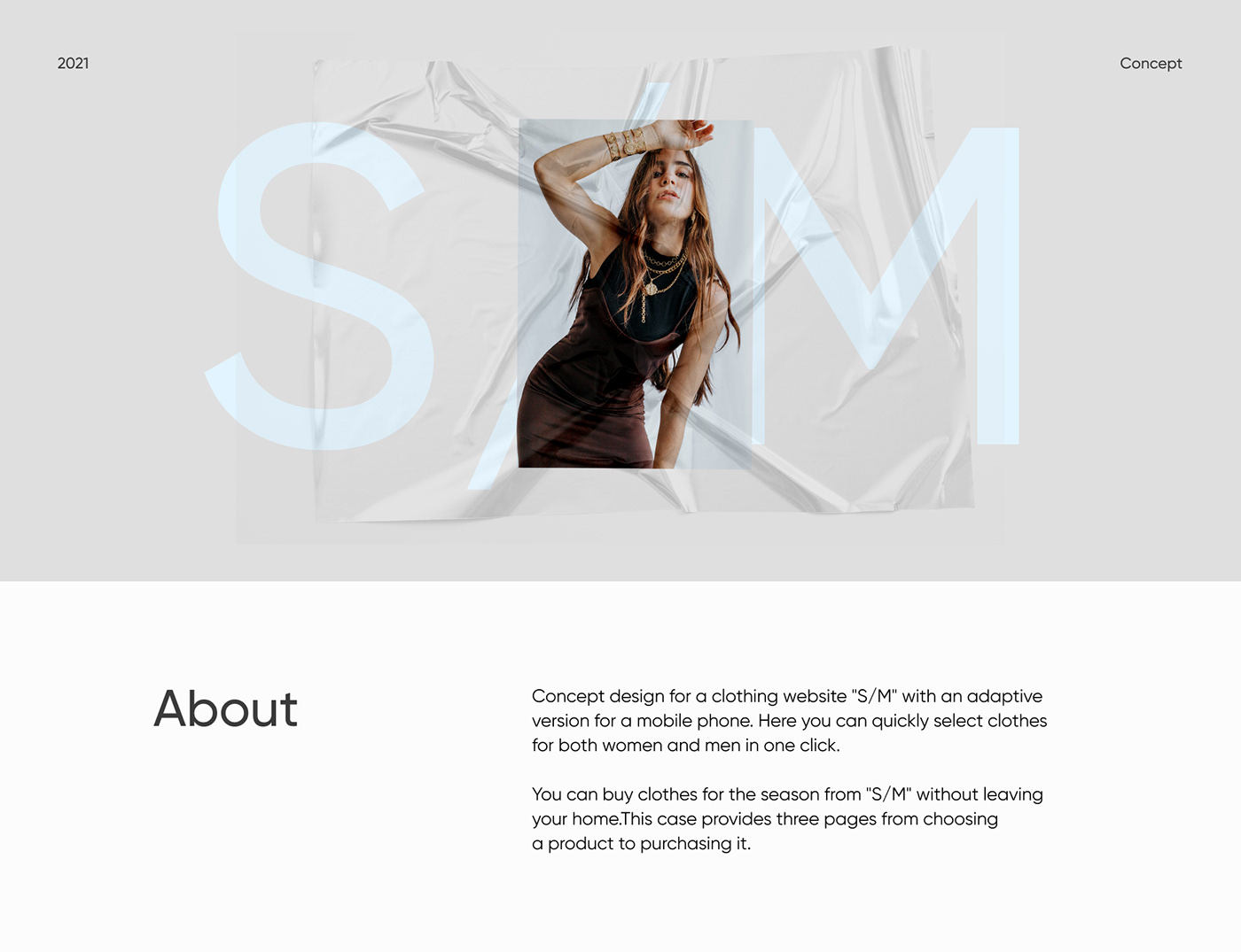 Adaptive e-commerce Fashion  Interface mobile moda shop UI/UX Web