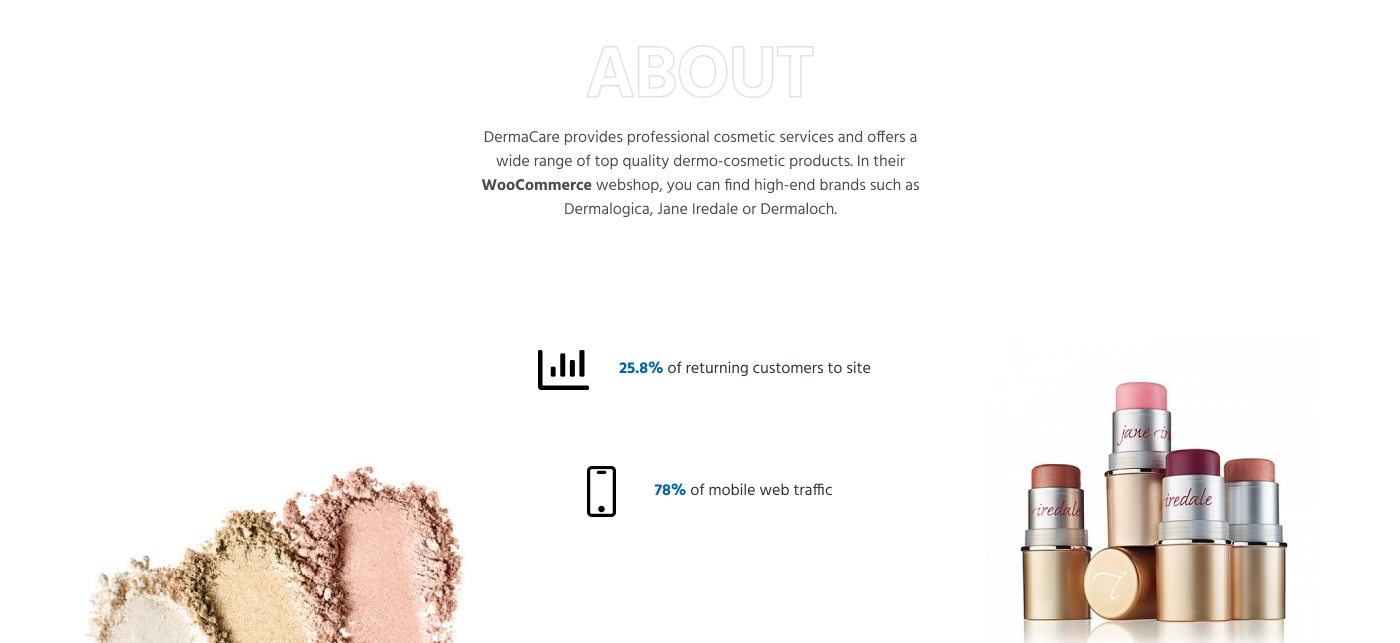 beauty brands cosmetics e-commerce high-end shop UI/UX Web Design  Woocommerce