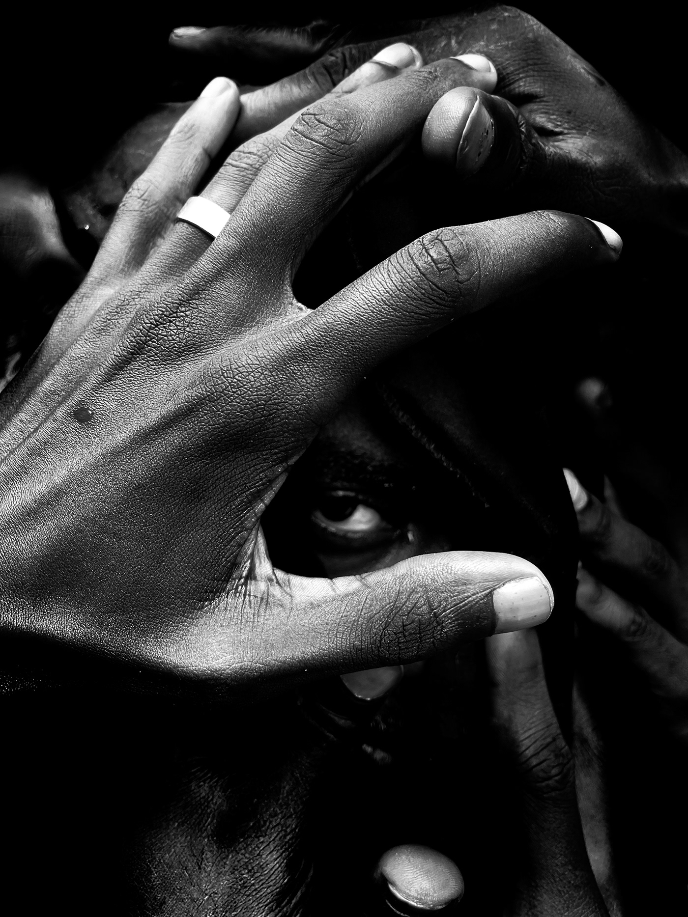 abstract artwork badefuwa black and white human face lightroom photographer Photography  photoshop surealism
