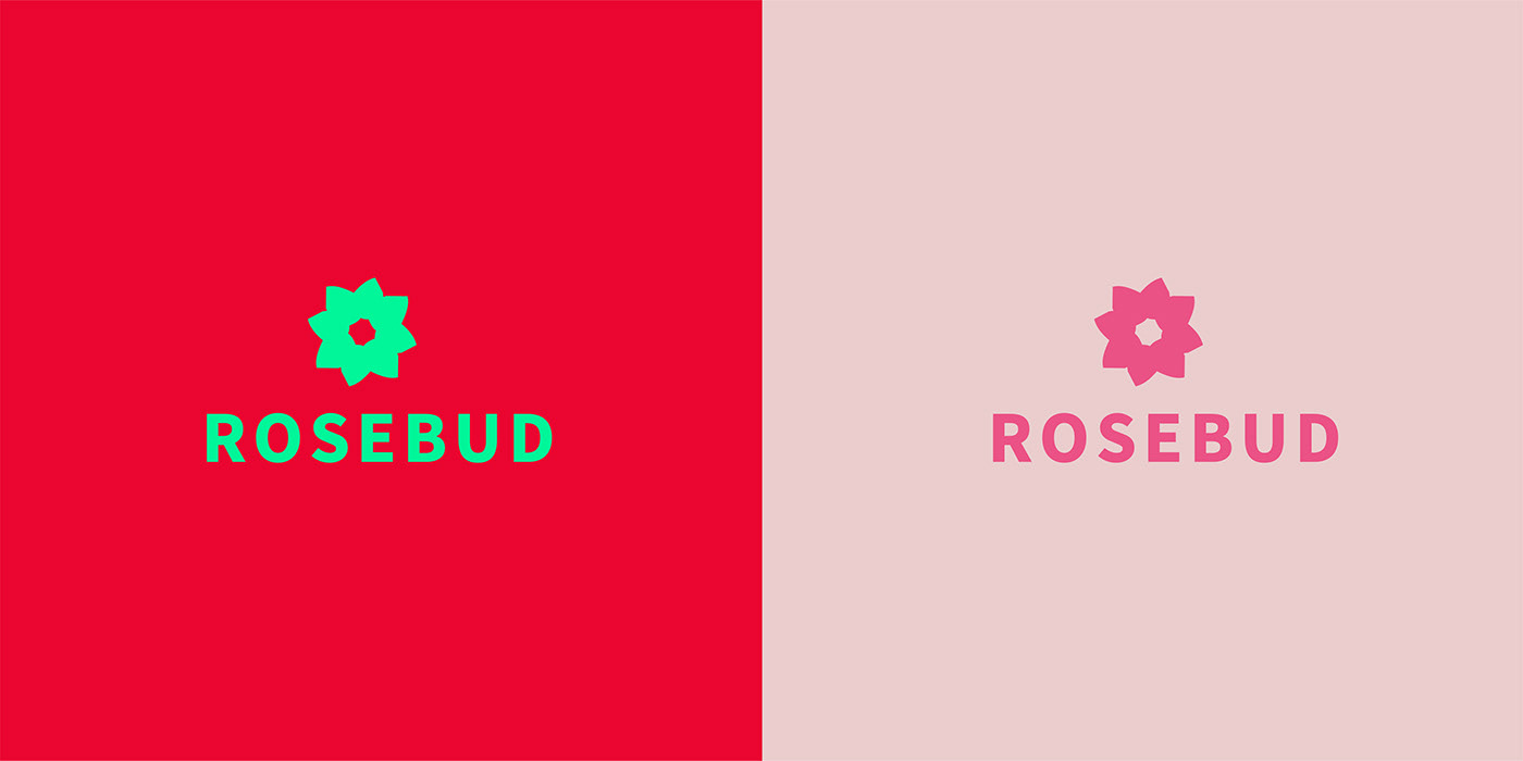 brand branding  colorful identity logo rose rosebranding rosebud Socialmedia