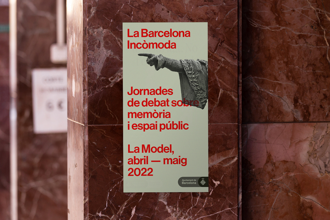 america barcelona campaign columbus debate identity monument poster statue talks