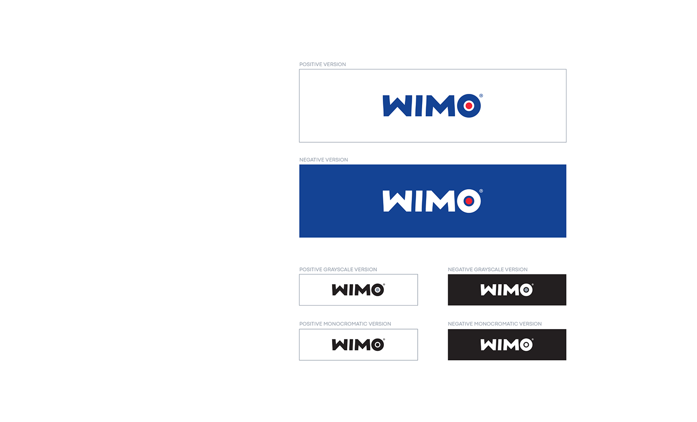 brand identity branding  creative logo shipping Wimo zeeny