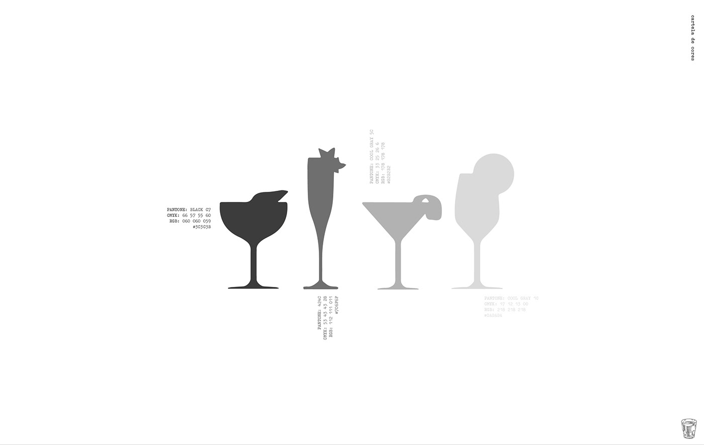graphic design  bartender Logo Design mixologist cocktail drink branding  art deco
