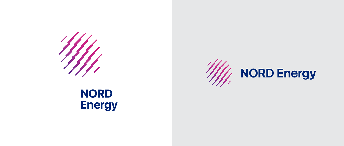 identity logo Logotype nord energy print design graphics