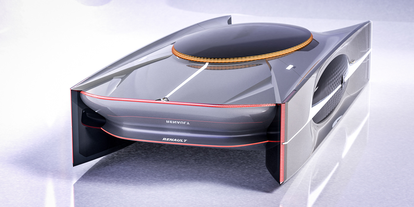 car design concept design futuristic industrial design  interior design  mobility renault Space  art Automotive design