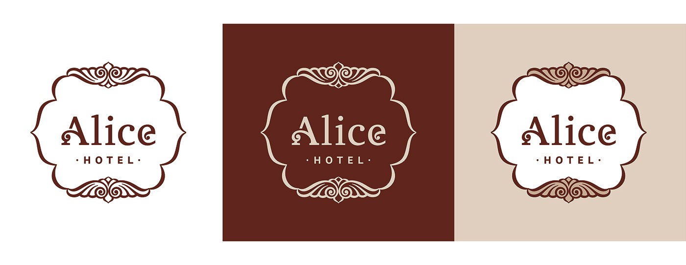 alice hotel card pattern