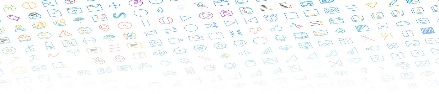 app bundle Colourful  design line material minimal mobile simple stroke icons Web icons