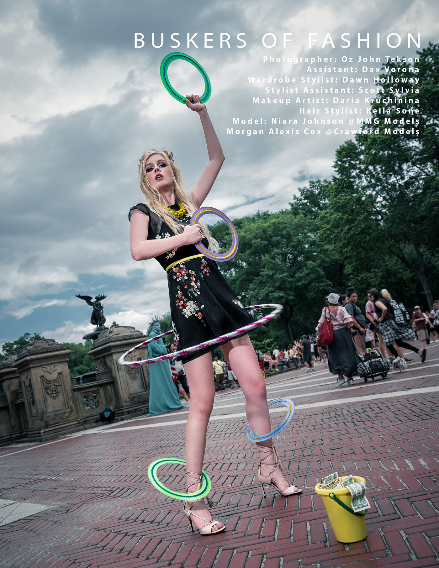 new york fashion editorial busker musician Central Park New York fashion photography beauty Fujifilm GFX