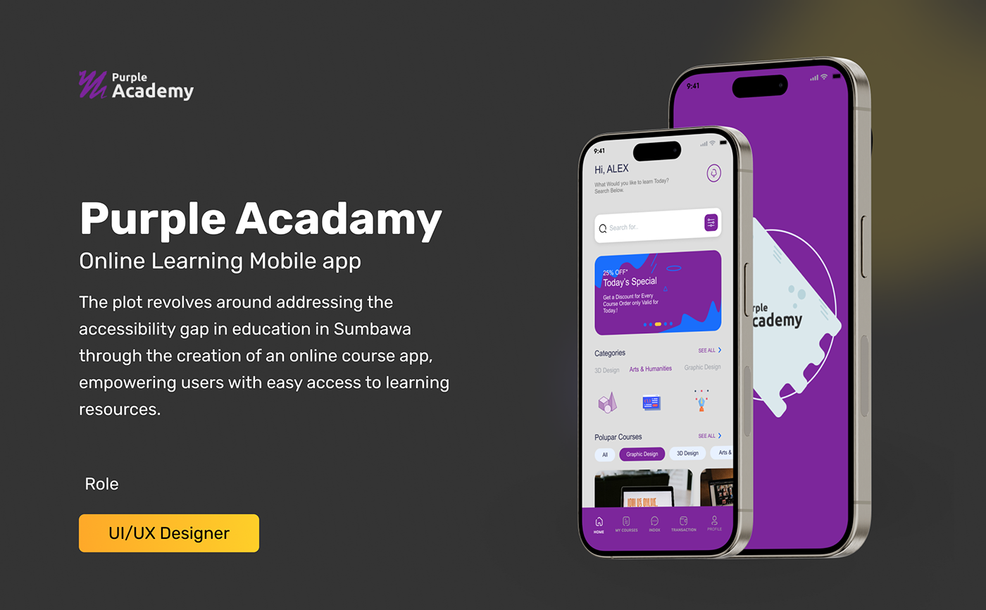 design UI/UX Mobile app Figma Case Study IT mobileapp app UX design onlinelearning