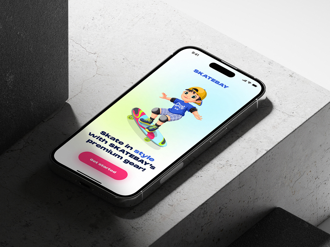 app design Figma Mobile app skateboard skateboarding sports streetwear UI/UX uidesign user interface