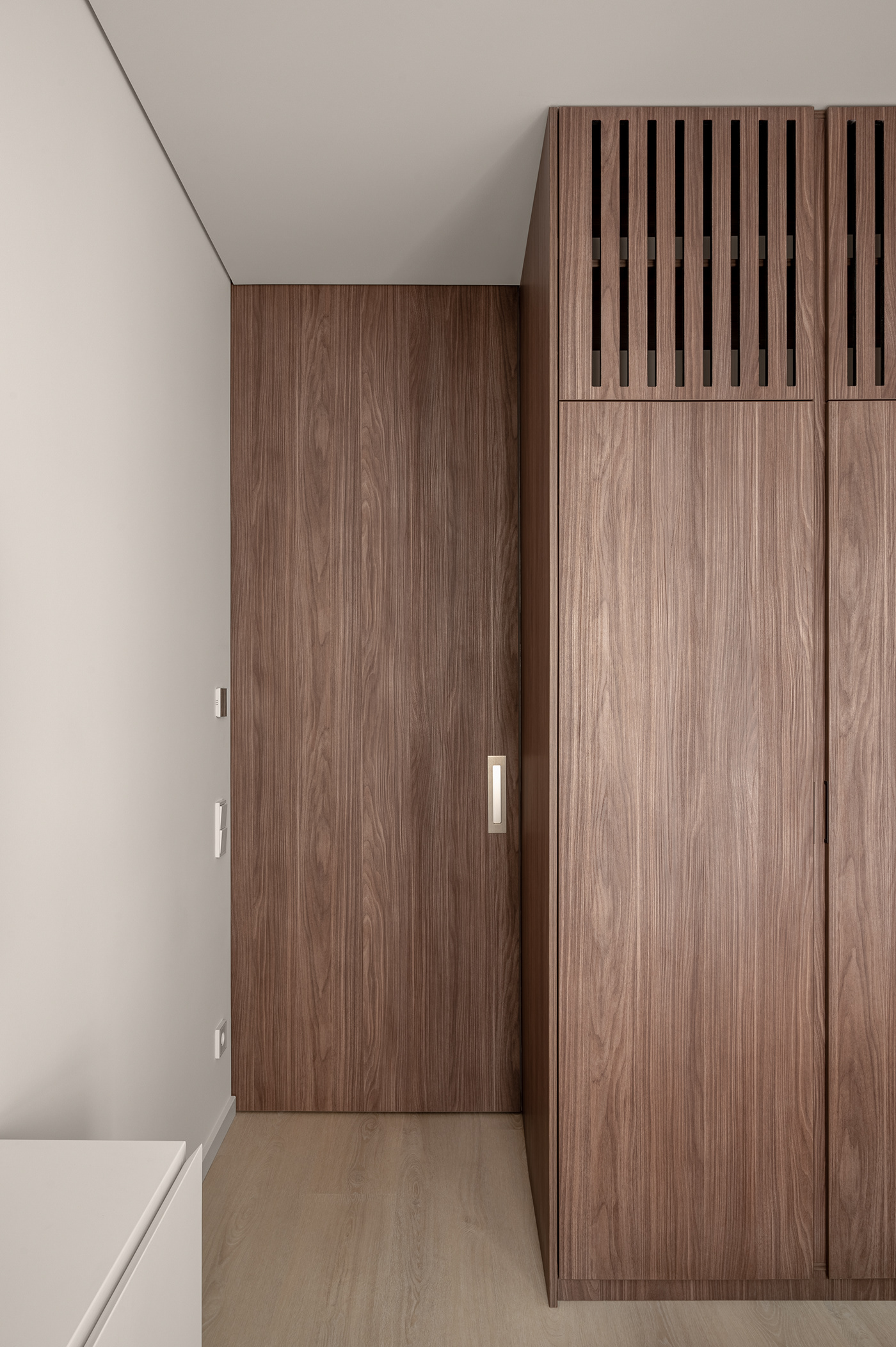 apartments design flat Interior light minimal timeless vintage White wood