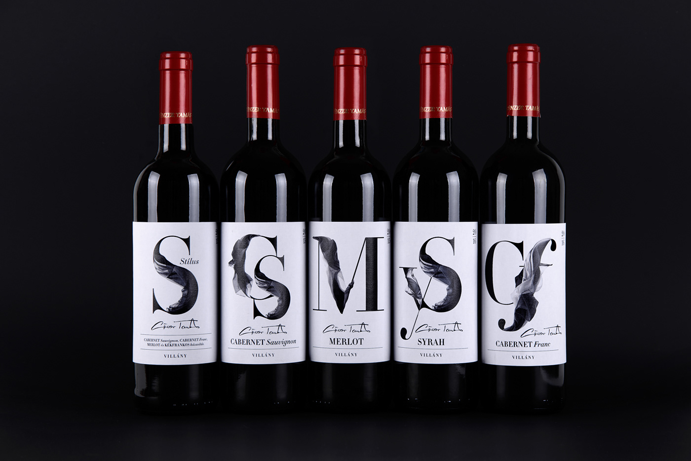 winery wine Label black and white Red wine White Wine monogram Logotype logo