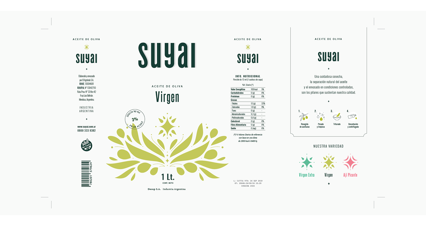 Packaging uba graphic design  diseño gráfico Pack Olive Oil branding  brand marca identidad