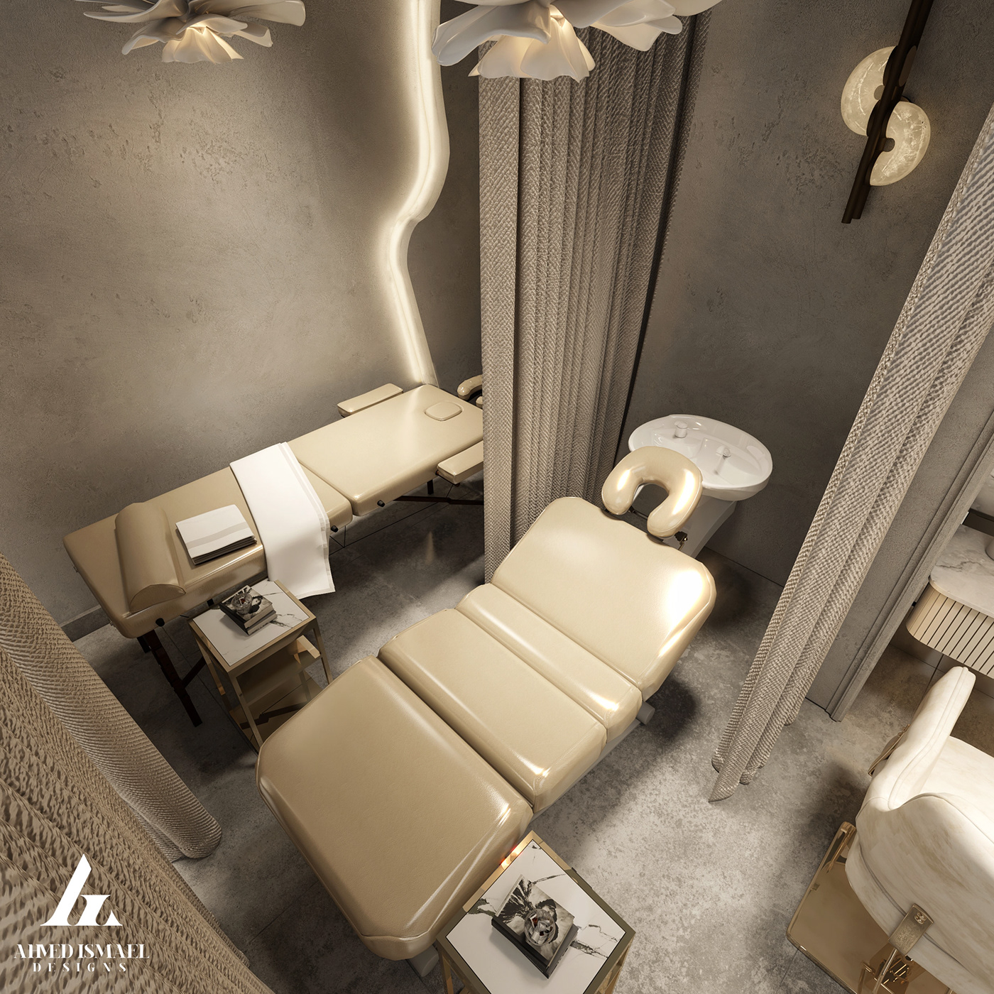 architecture visualization interior design  3ds max Render 3D exterior design beauty beauty salon