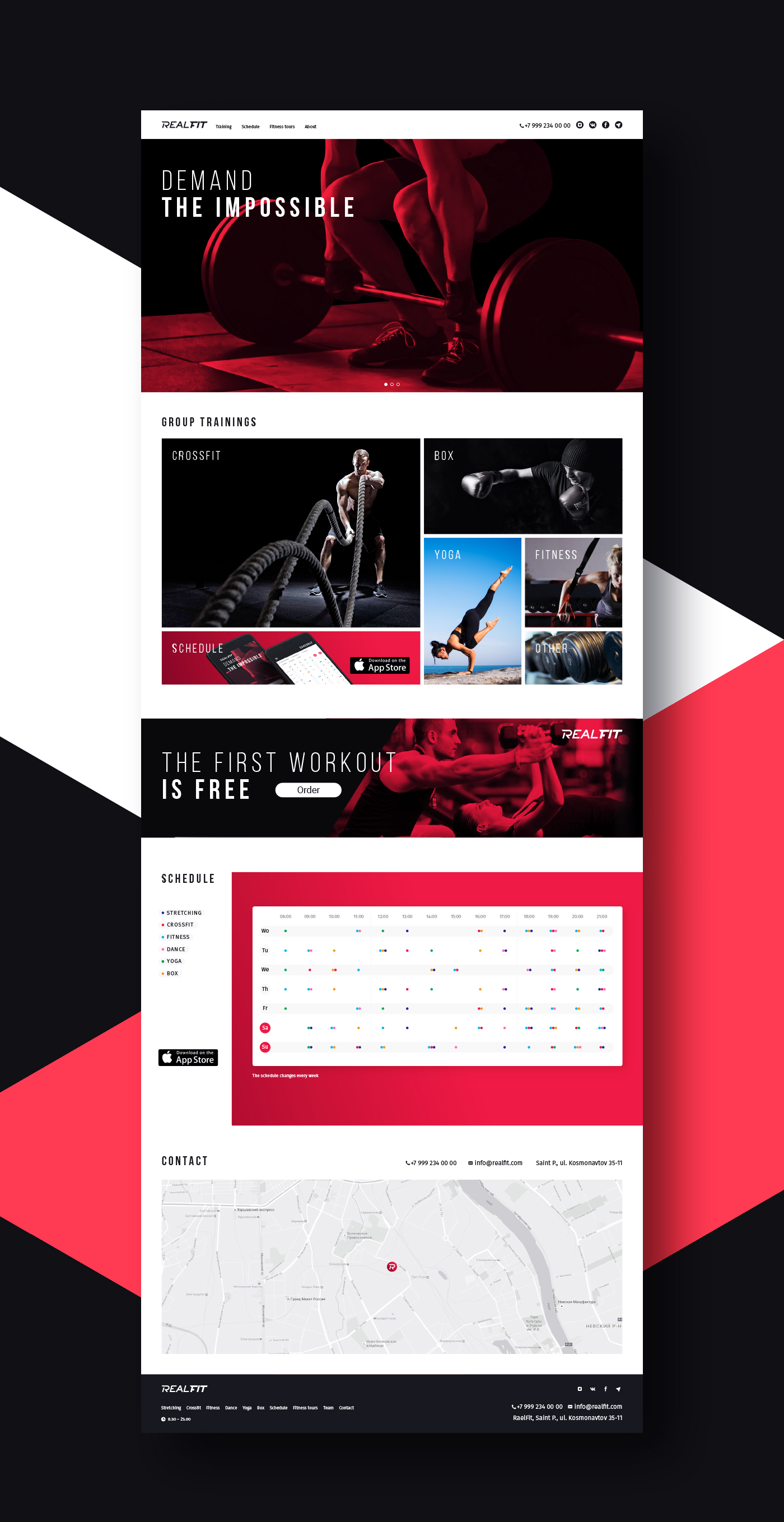 branding  ux/ui art direction  Web Design  app design sport fitness