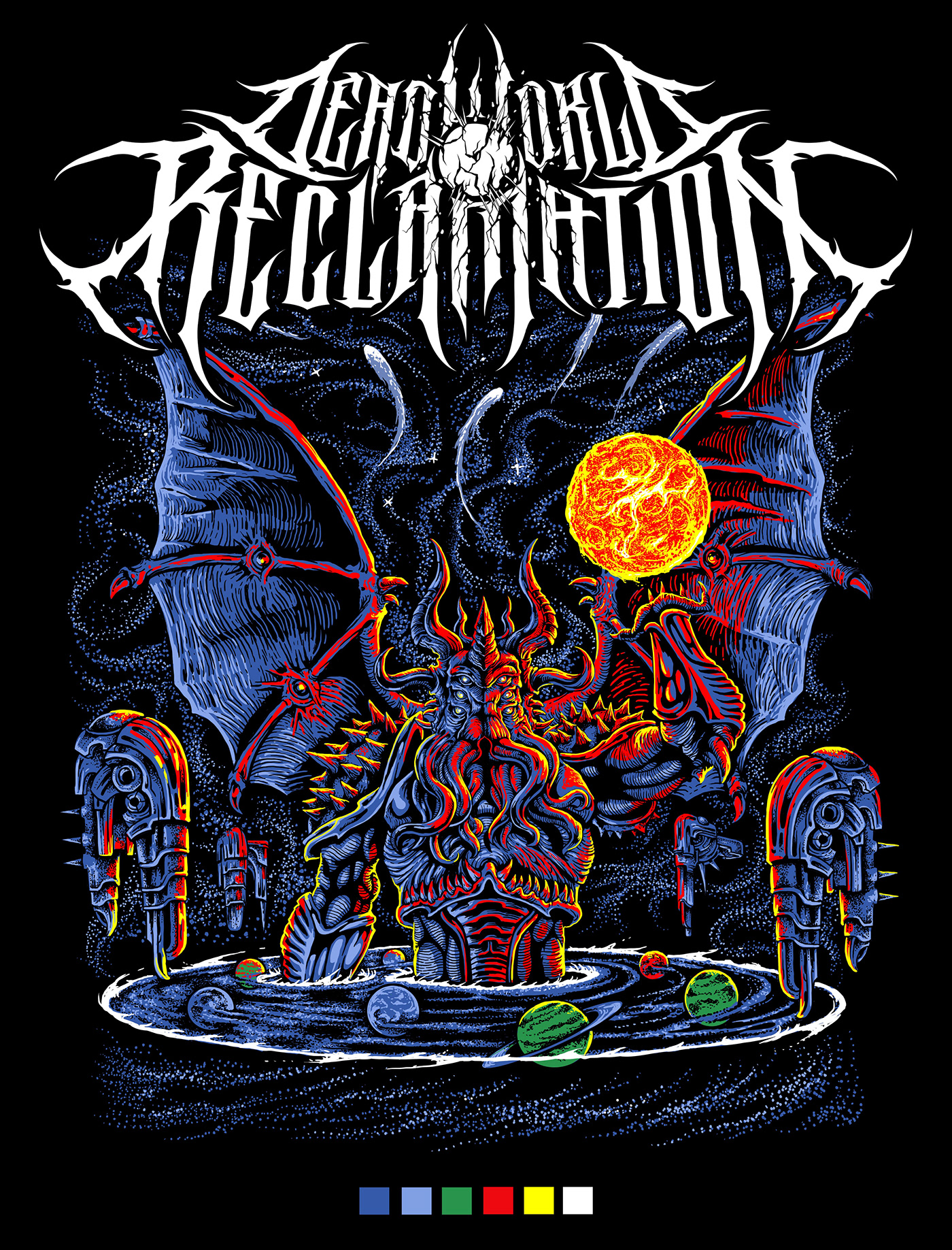 artworks Deathmetal DIGITALDRAWING merchandise monster music