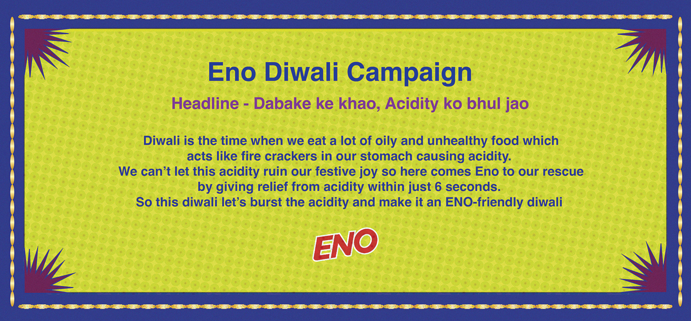 ad campaign Adverstisement design Diwali Campaign Eno friendly diwali festive ILLUSTRATION  Photography 