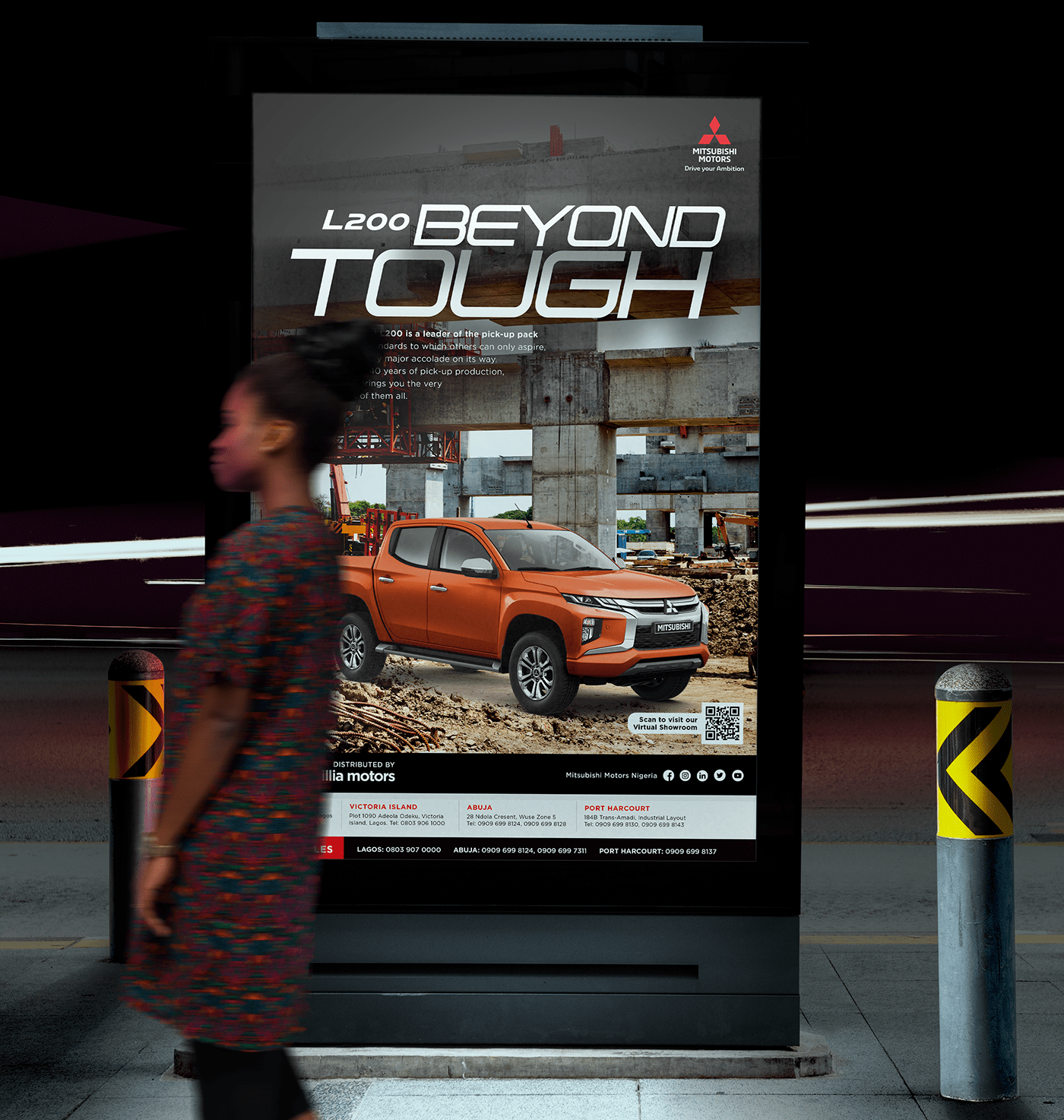 4x4 Advertising  automotive   car kofo adesanya l200 lagos Mitsubishi nigeria Truck
