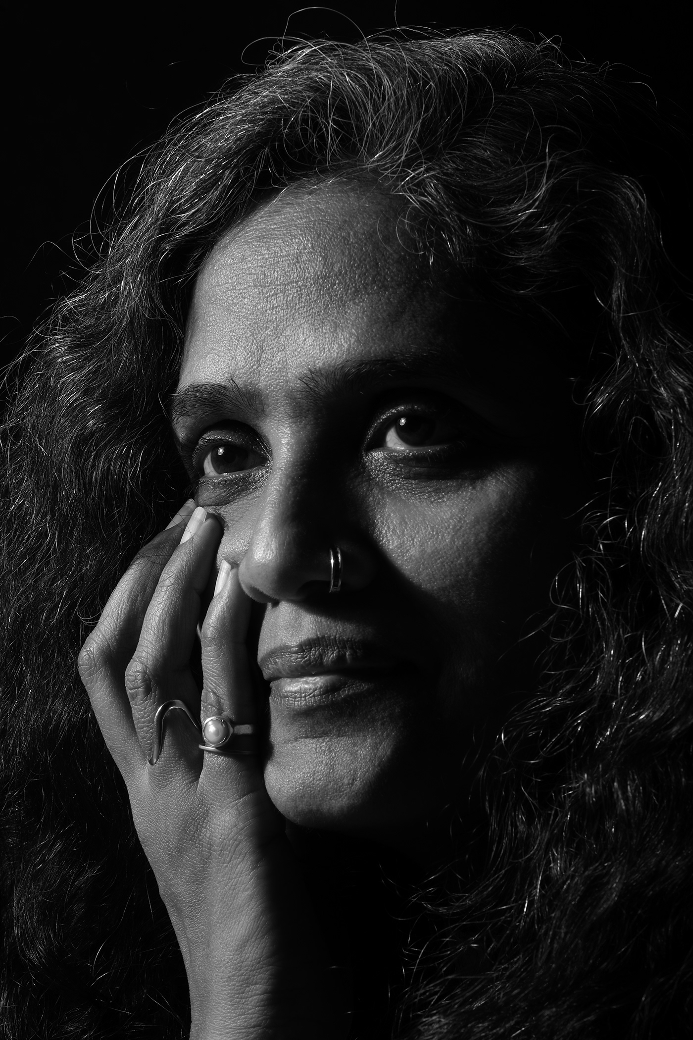portrait photography black and white low key photography photoshoot Photography  Cynthia Sapna photography cynthia sapna anju shetty artique