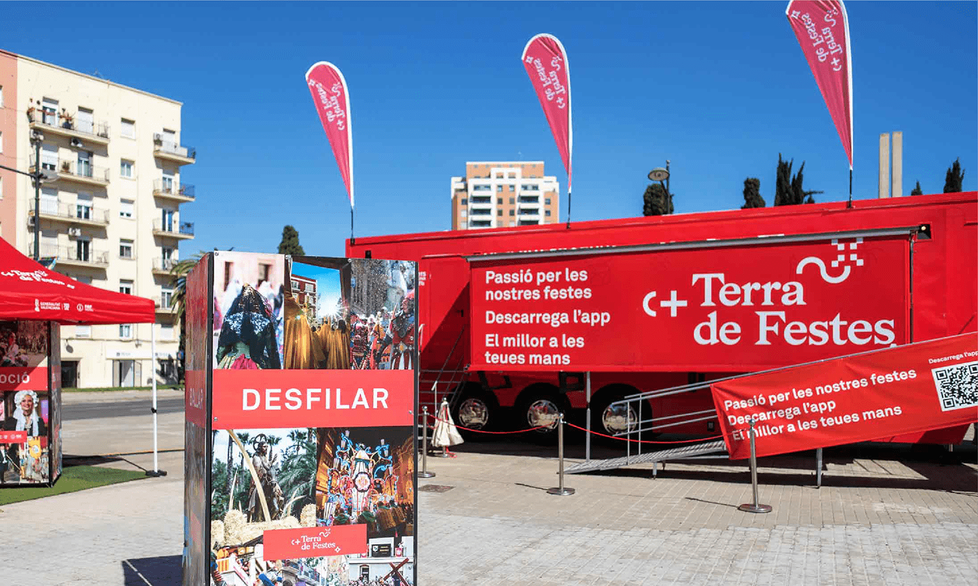 generalitat valenciana Roadshow camion Generalitat valencia Terra de Festes