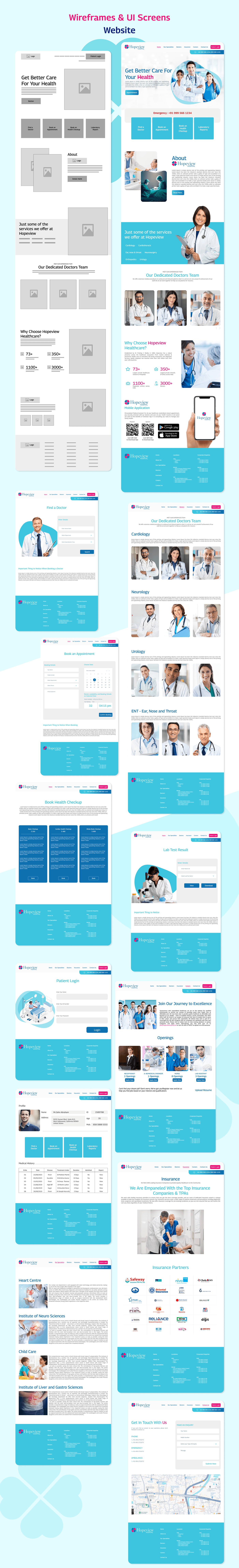 Hospital Management System website