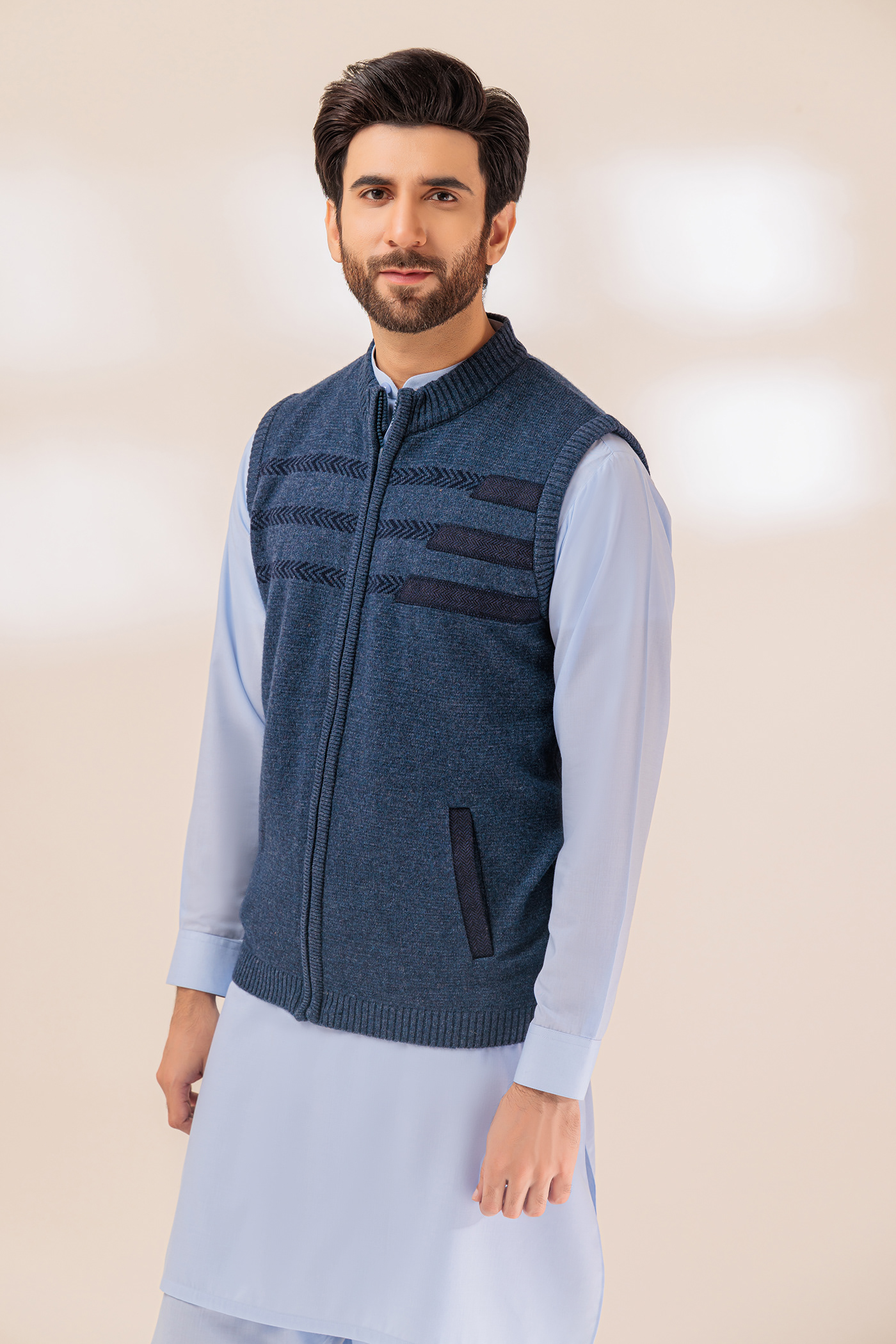 wool yarn knitwear Menswear Sweaters Zipper apparel WINTER COLLECTION Fashion garment
