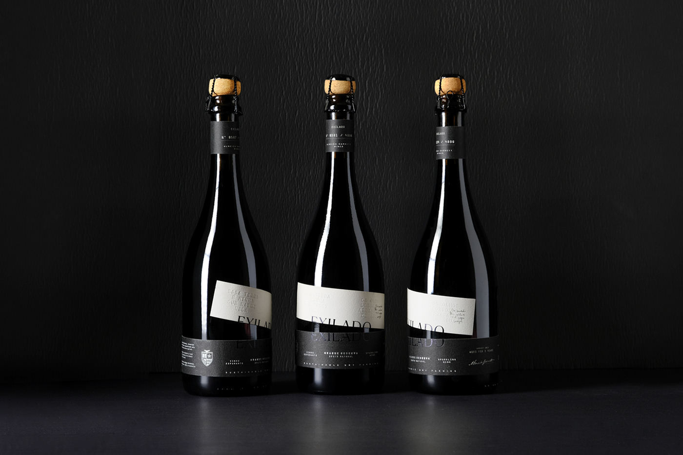 327 Creative Studio details Label Packaging packaging design sparking wine visual identity wine wine label