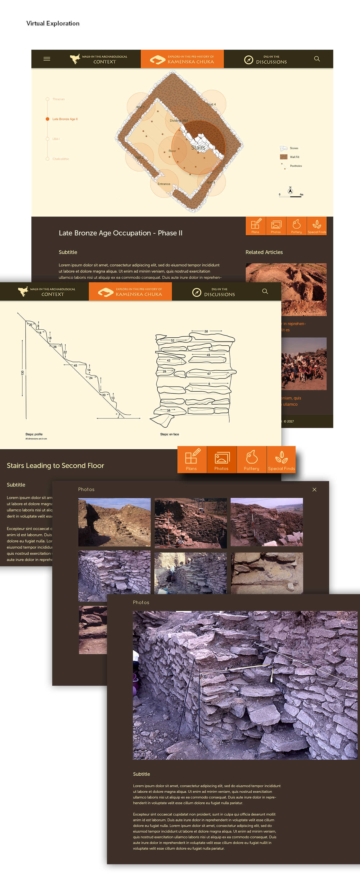 archaeology ux bulgaria Web Design 