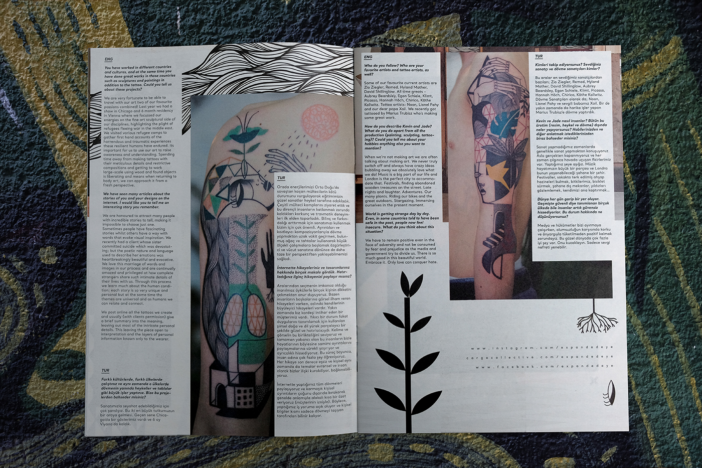 tattoo magazine print design Exhibition  party tattoo artist tattoo design tatumag isanbul