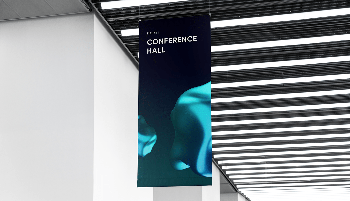 3D AR branding  conference digital graphic design  identity logo Website animation 
