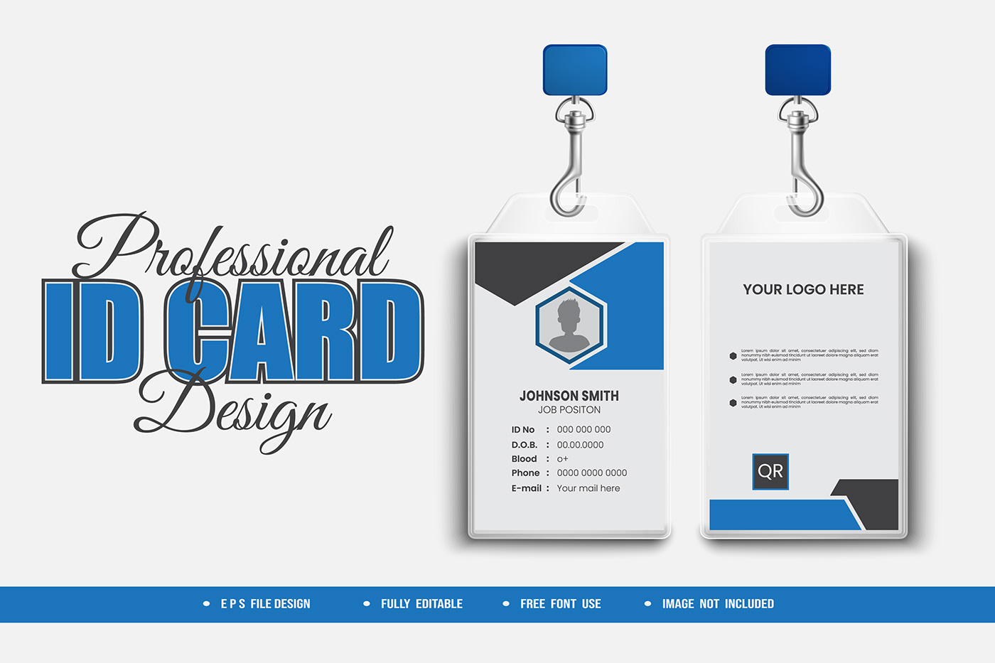 Logo Design branding kit brand style guide Corporate Identity Name card ID badge identity card business card design visiting card