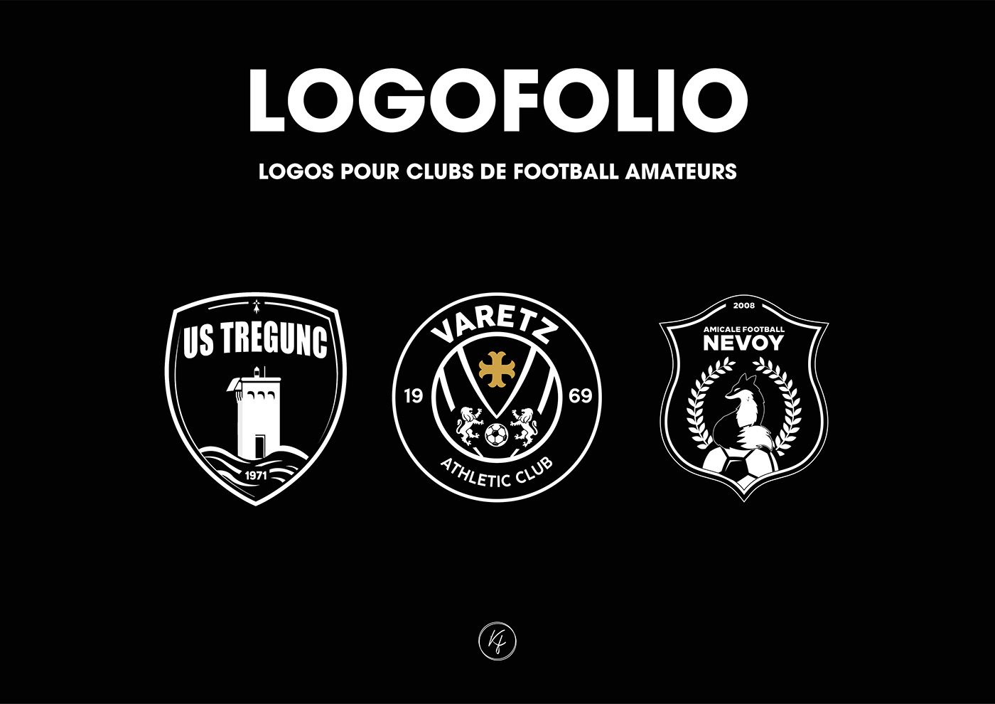 amateur creations football logo sport