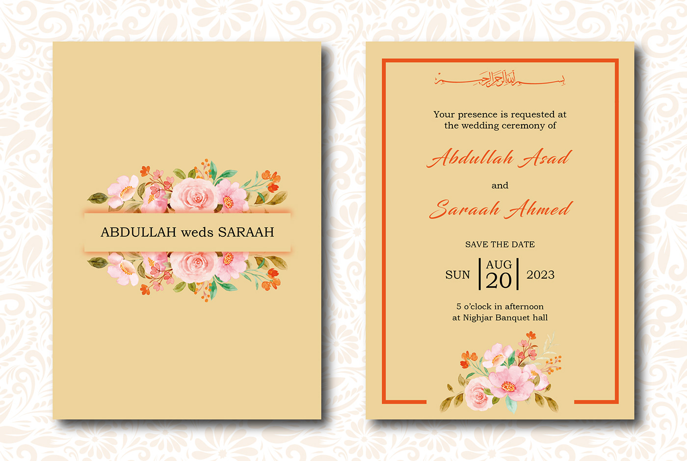 wedding invitation wedding cards Invitation Card graphic design  typography  