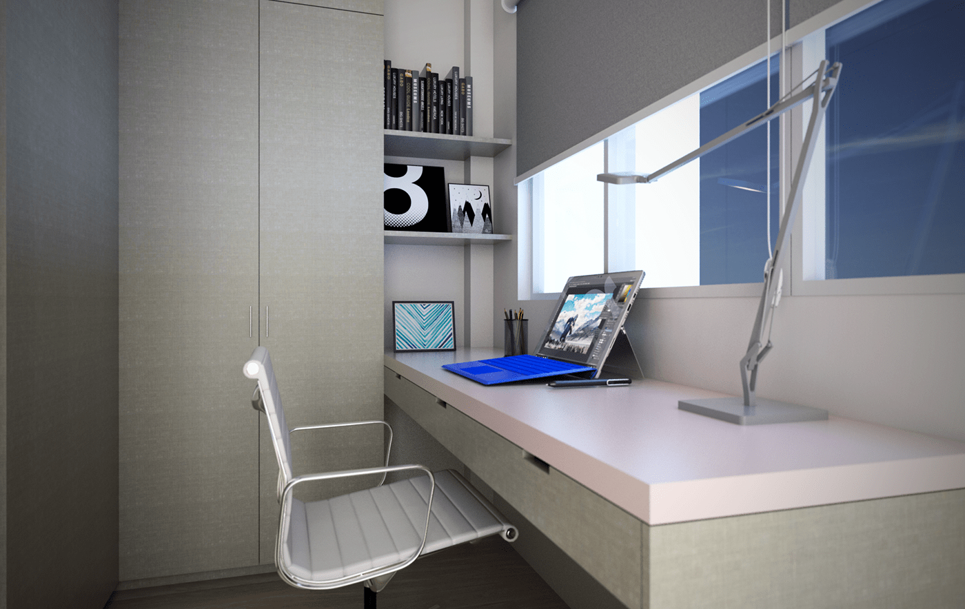 designing interior design  Interior Modelling interior styling Office Design rendering Study Area styling 