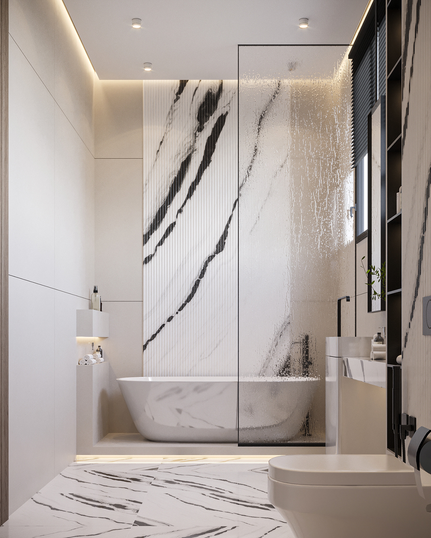 3ds max bathroom CGI corona Interior interior design  modern Render visualization vray