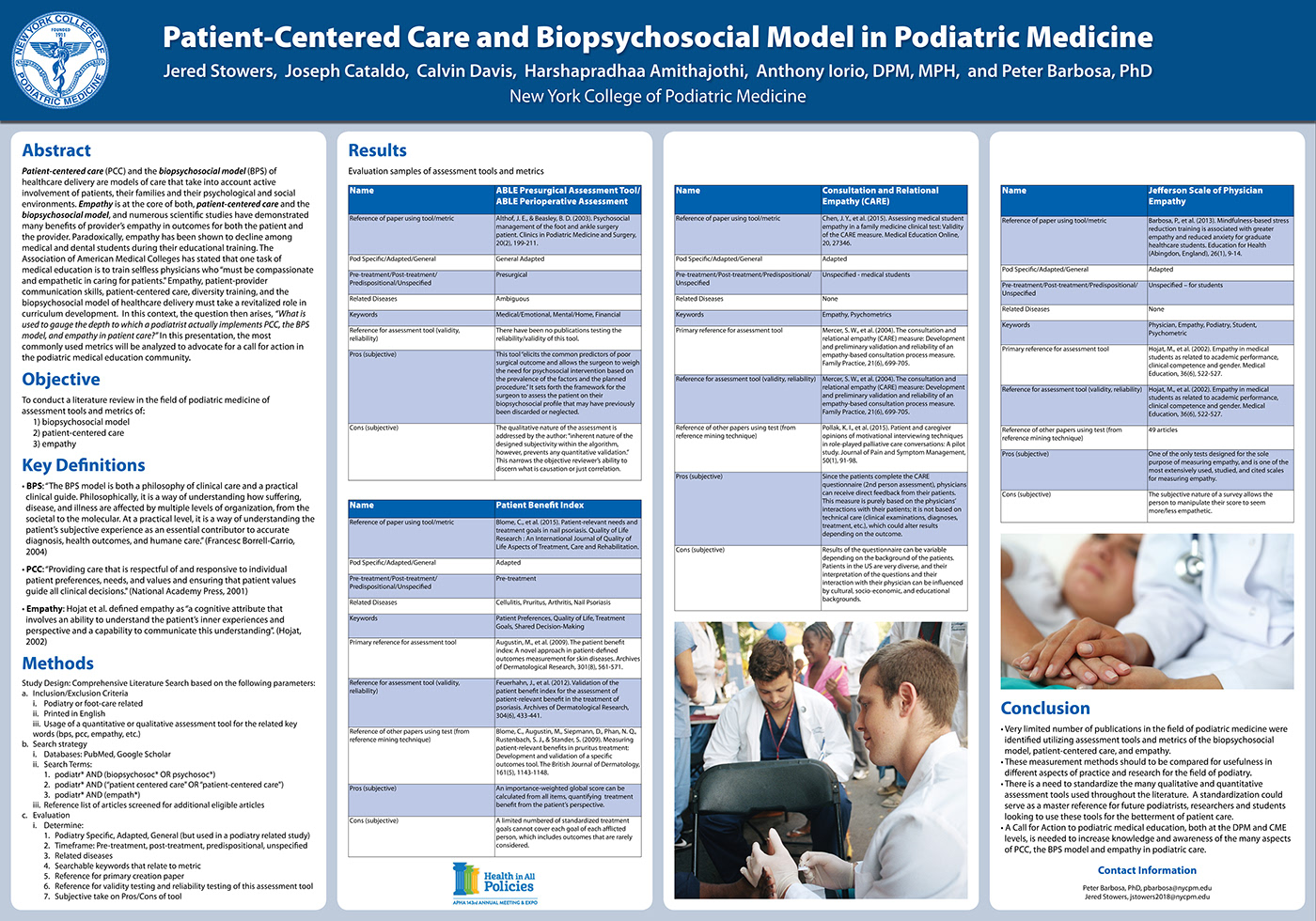 research medical poster educational