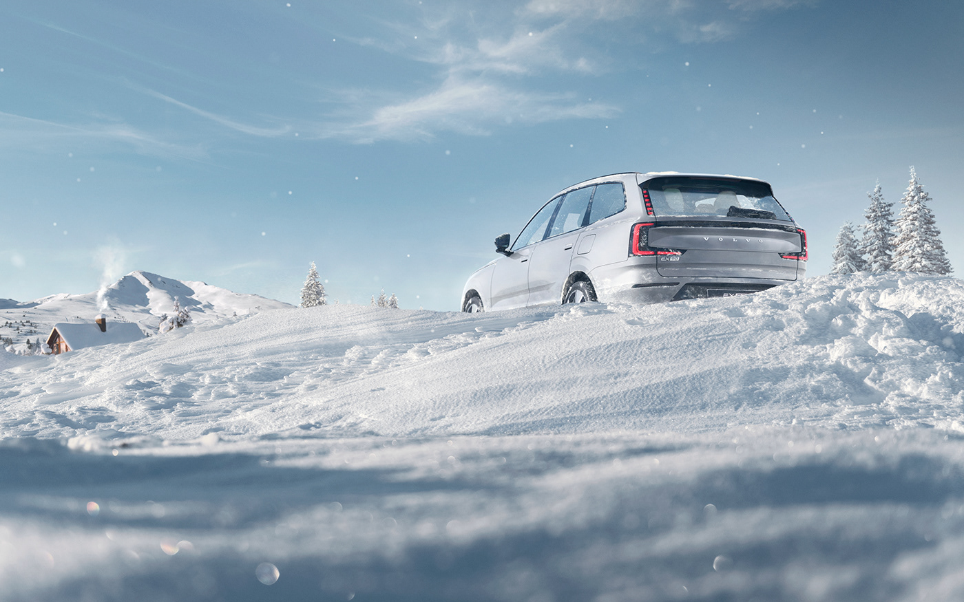 Advertising  automotive   campaign car photo editing Photography  postproduction retouch retouching  Volvo