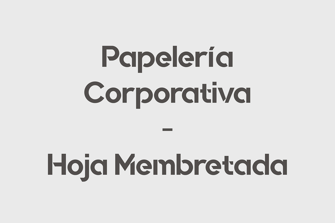 Linea Grafica Logotipo Papelería corporativa